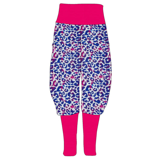 Kinder Knickerbocker Leo lila / pink
