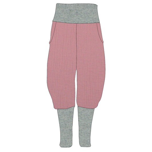 Kinder Knickerbocker Musselin Altrosa