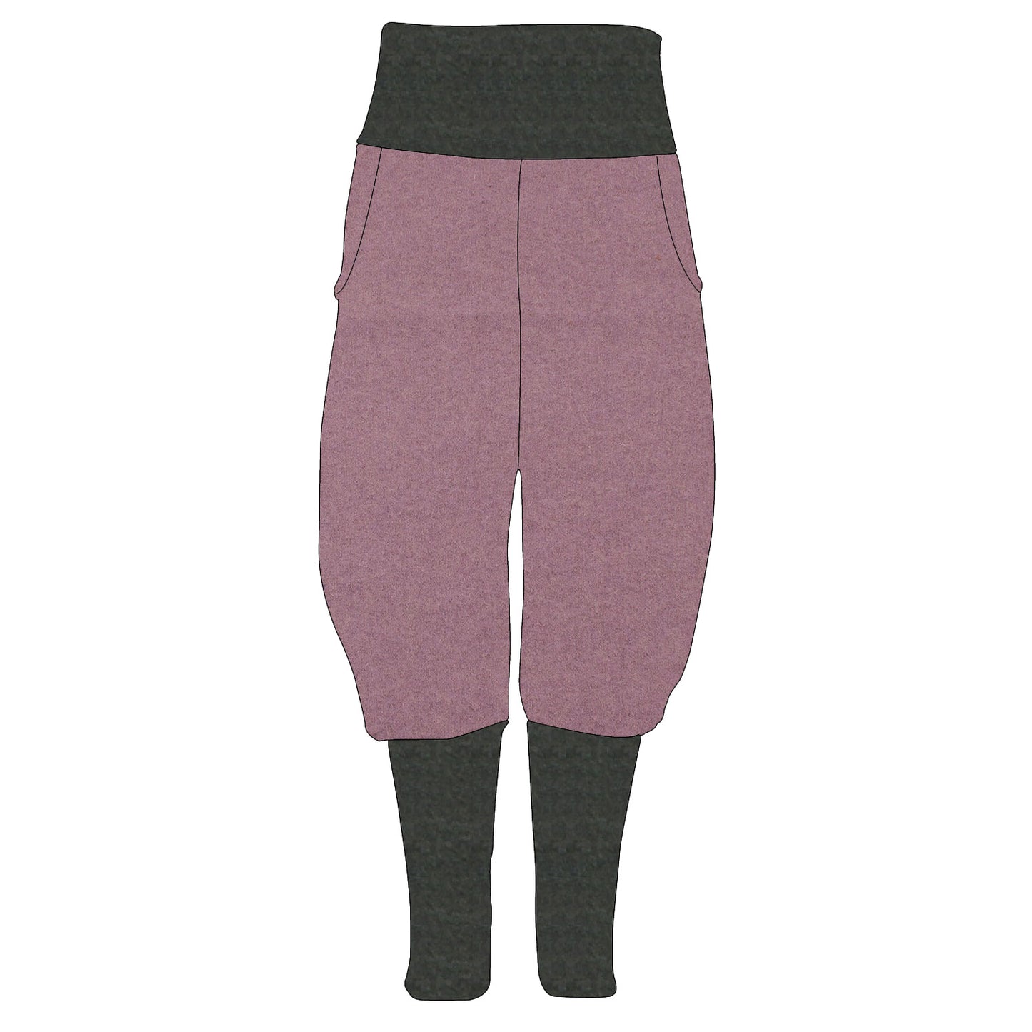 Kinder Knickerbocker Walk Altrosa