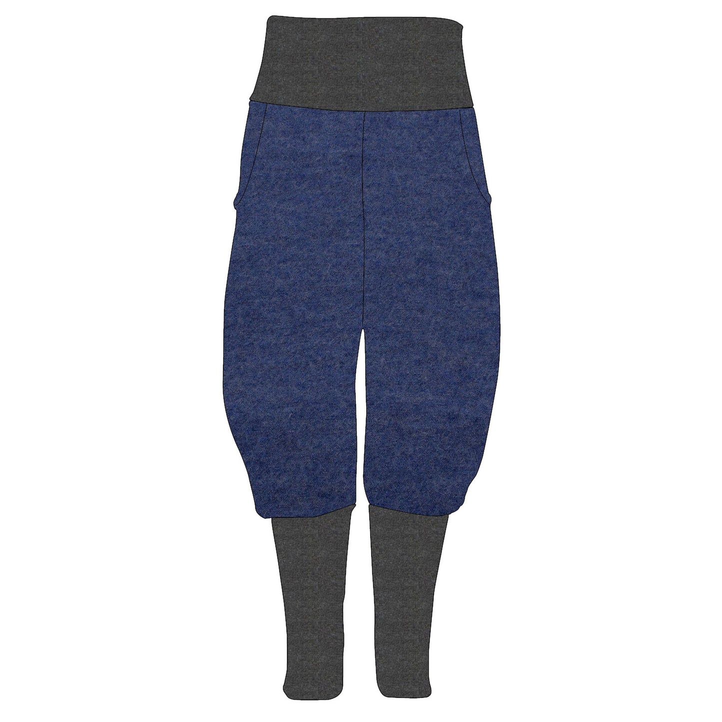 Kinder Knickerbocker Walk Blau meliert