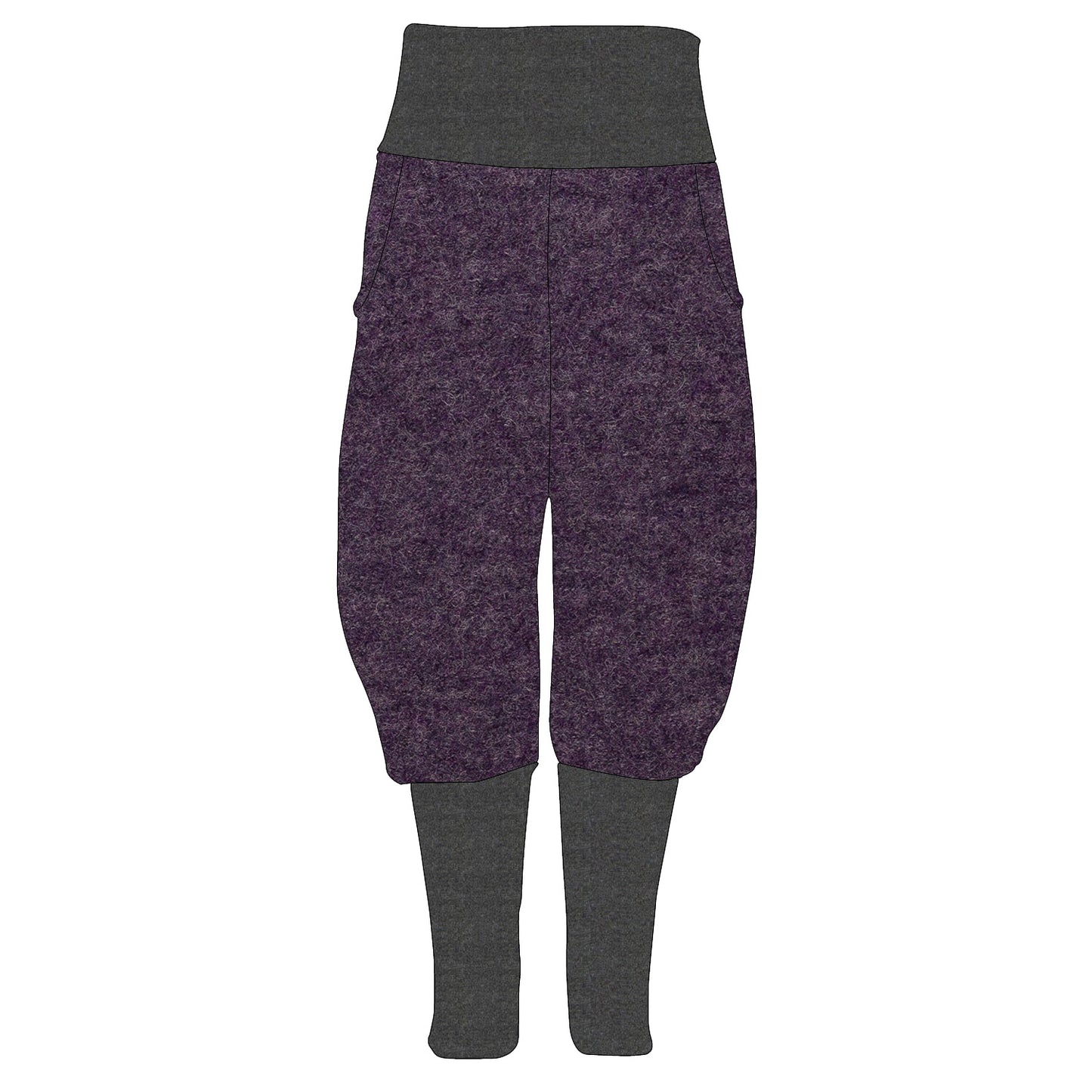 Kinder Knickerbocker Walk Lila meliert