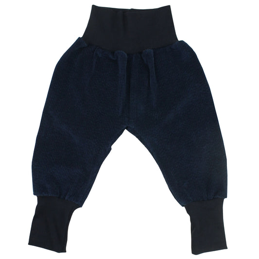 Kinder Mitwachshose Cord Dunkelblau