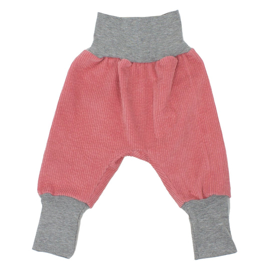 Kinder Mitwachshose Cord Rosa