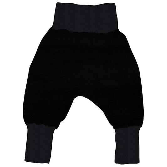 Kinder Mitwachshose Cord Schwarz