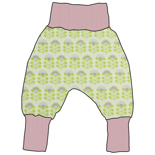Kinder Mitwachshose Kleine Blumen