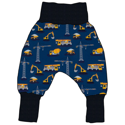 Kinder Mitwachshose Bagger Kran Laster