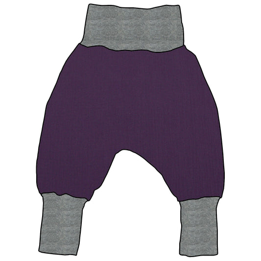 Kinder Mitwachshose Musselin Lila