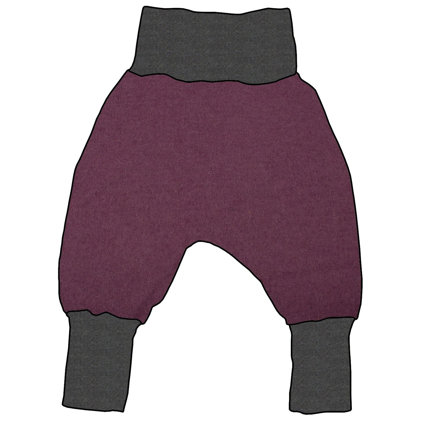 Kinder Mitwachshose Walk Beere