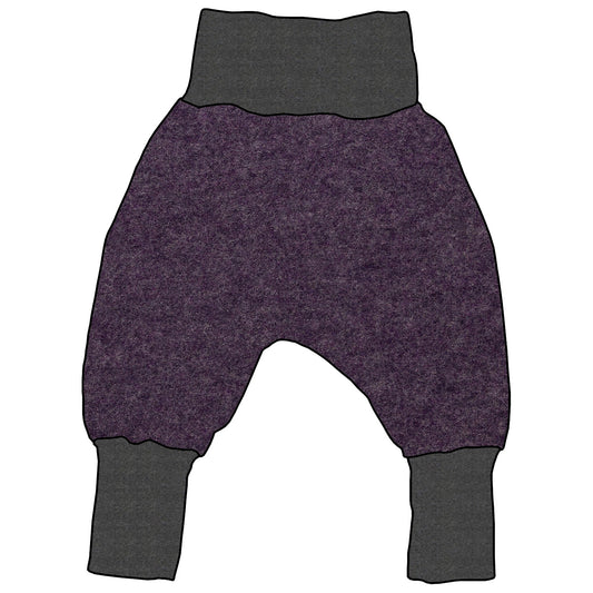 Kinder Mitwachshose Walk Lila meliert