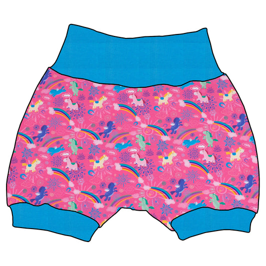 Kinder Shorts Regenbogen Einhörner