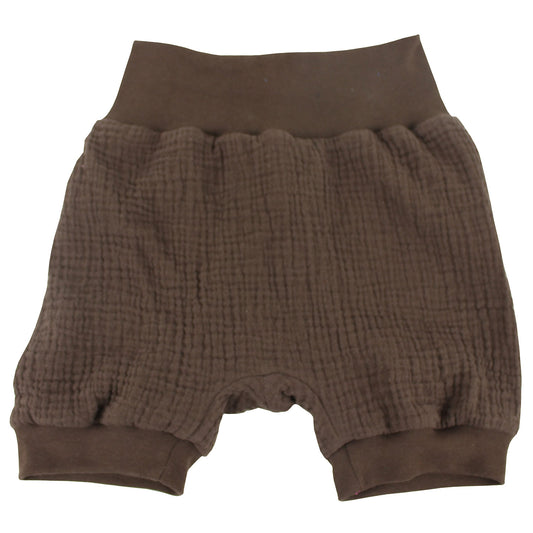 Kinder Shorts Musselin Braun