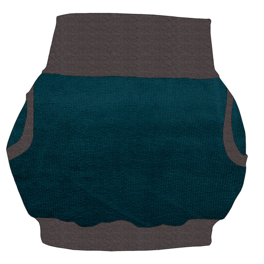 Damen Ballonrock Cord Petrol