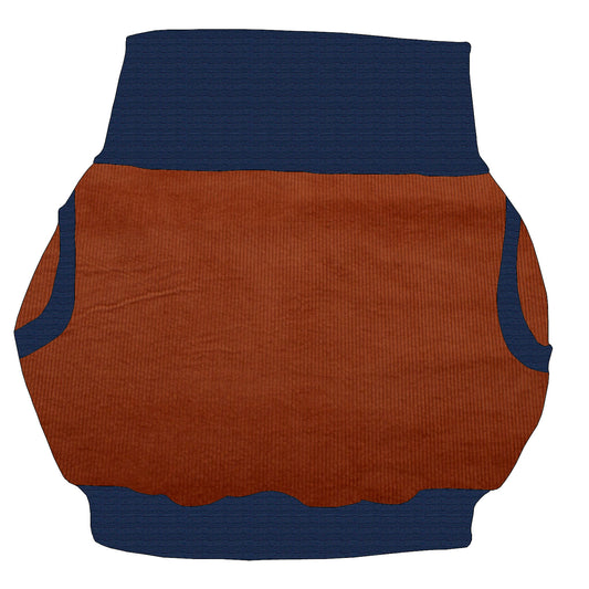 Damen Ballonrock Cord Rostrot