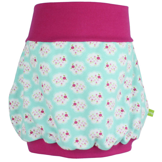 Damen Ballonrock Blümchen