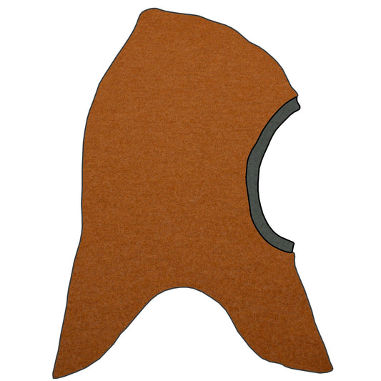 Kinder Schalmütze / Schlupfmütze Walk Ocker
