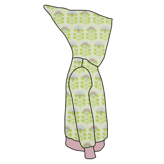 Kinder Zipfelhoodie Kleine Blumen