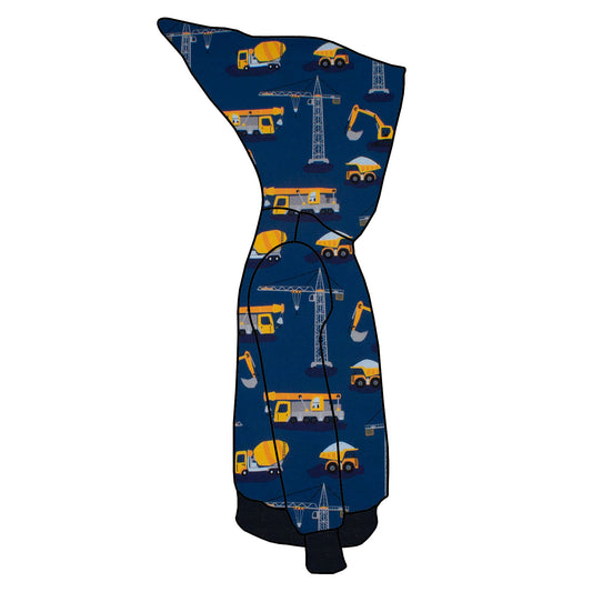 Kinder Zipfelhoodie Bagger Kran Laster