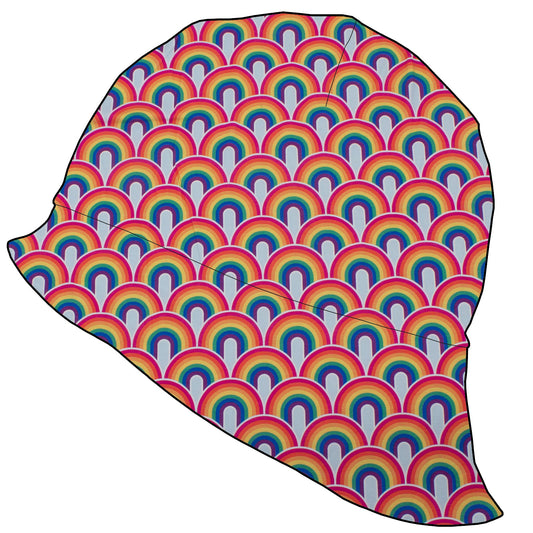 Kinder Sonnenhut / Sommerhut Regenbogen bunt