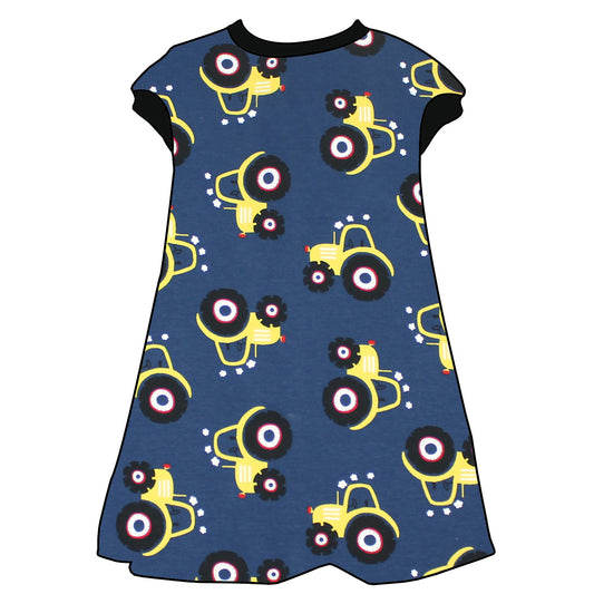 Kinder Tunikakleid / Kurzarmkleid Trecker dunkelblau