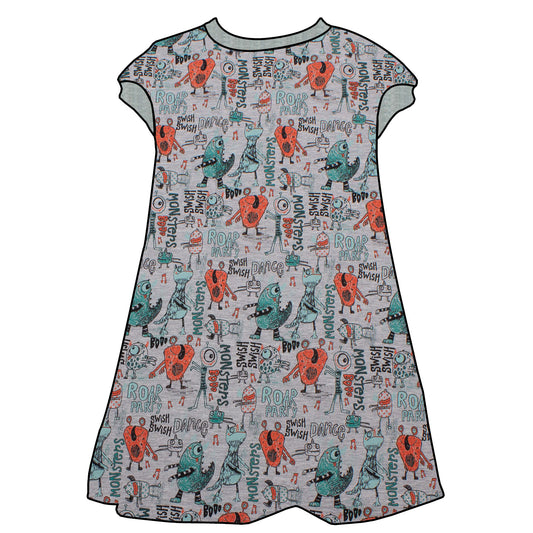 Kinder Tunikakleid / Kurzarmkleid Partymonster