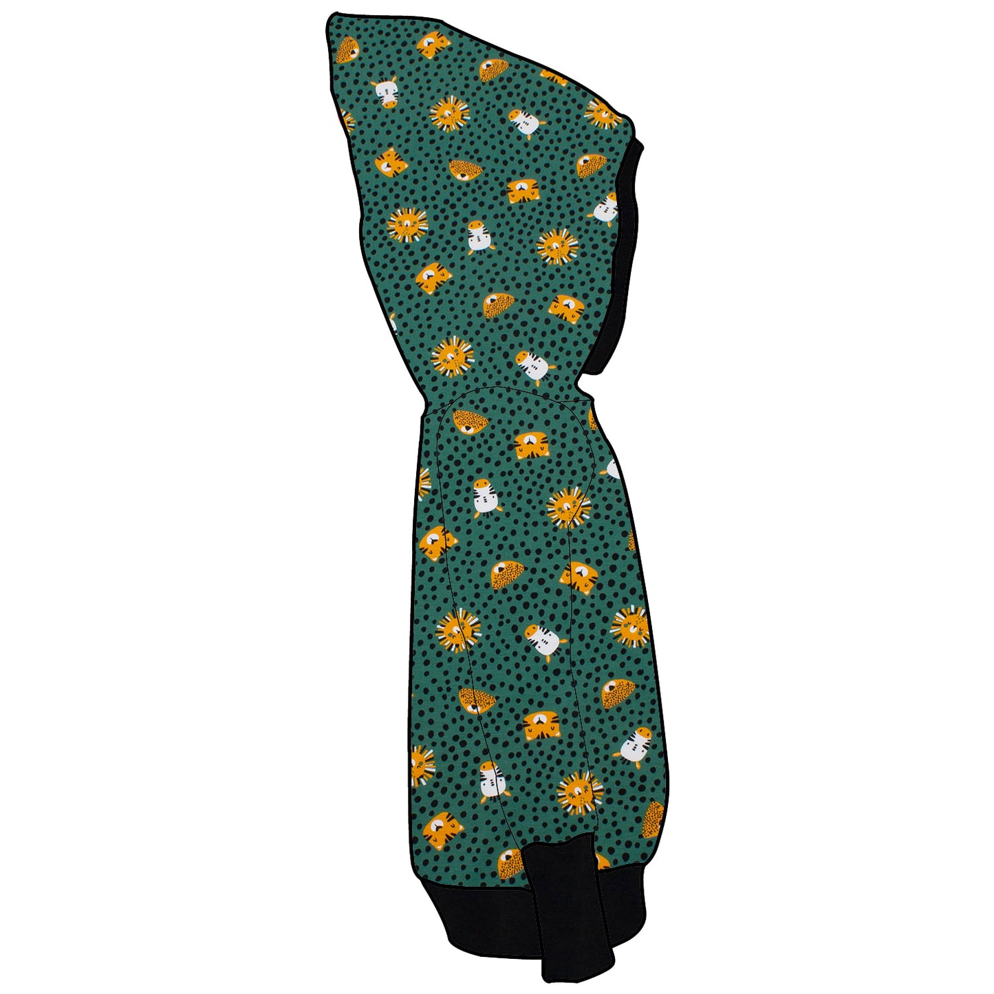 Damen Retrohoodie Afrikatiere