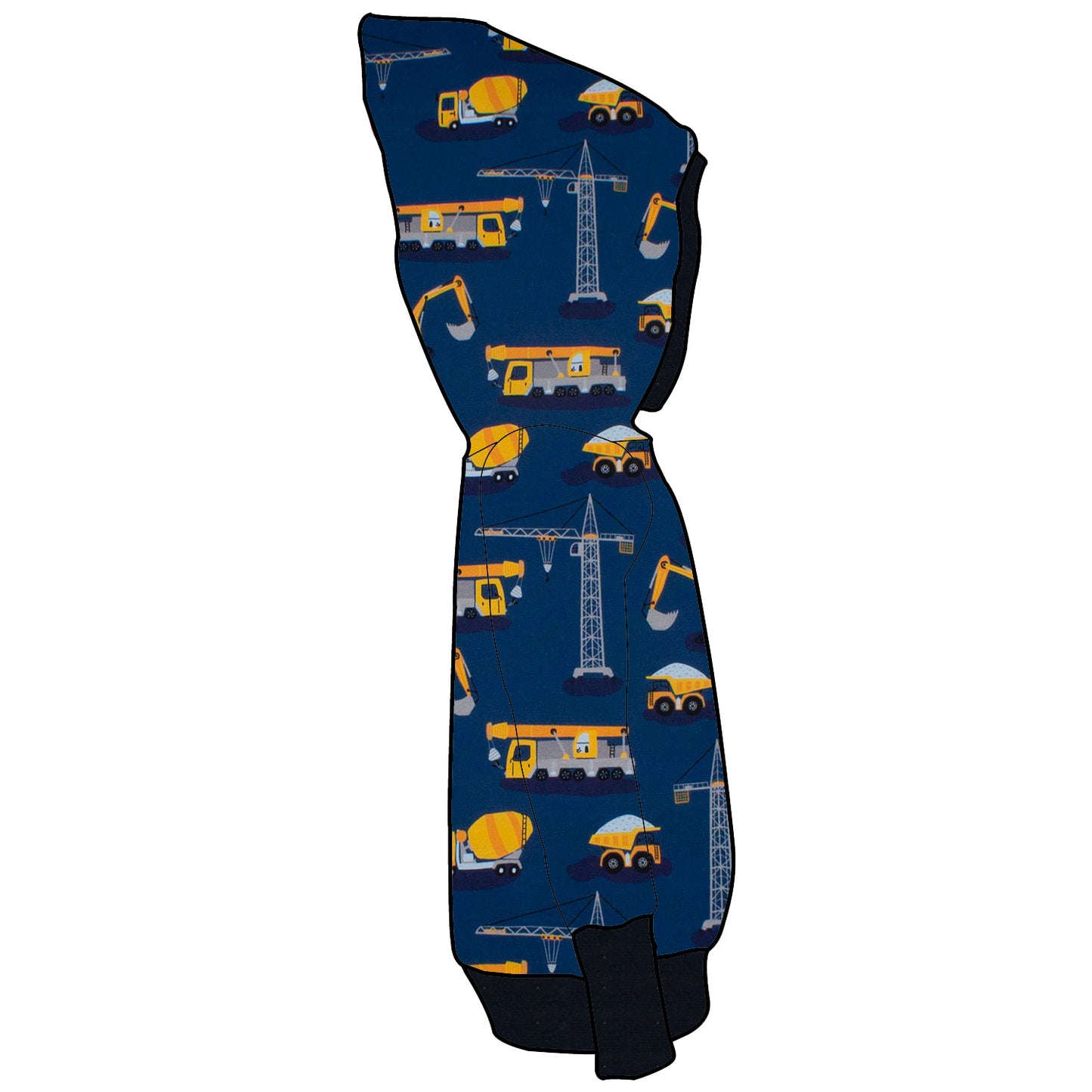 Kinder Retrohoodie Bagger Kran Laster