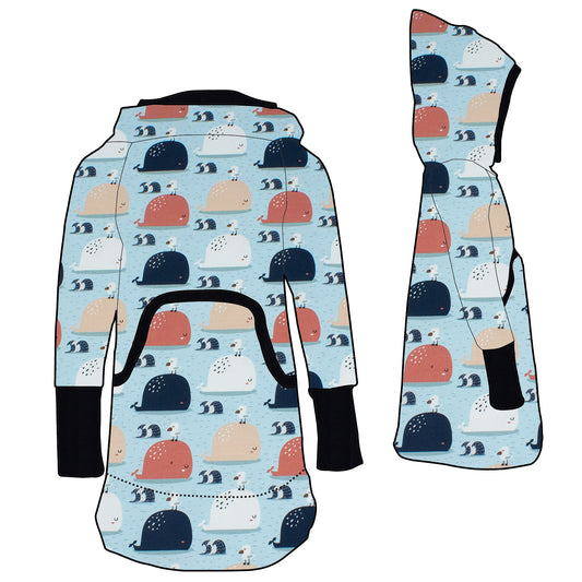 Kinder Retrokleid Hoodiekleid Walparade
