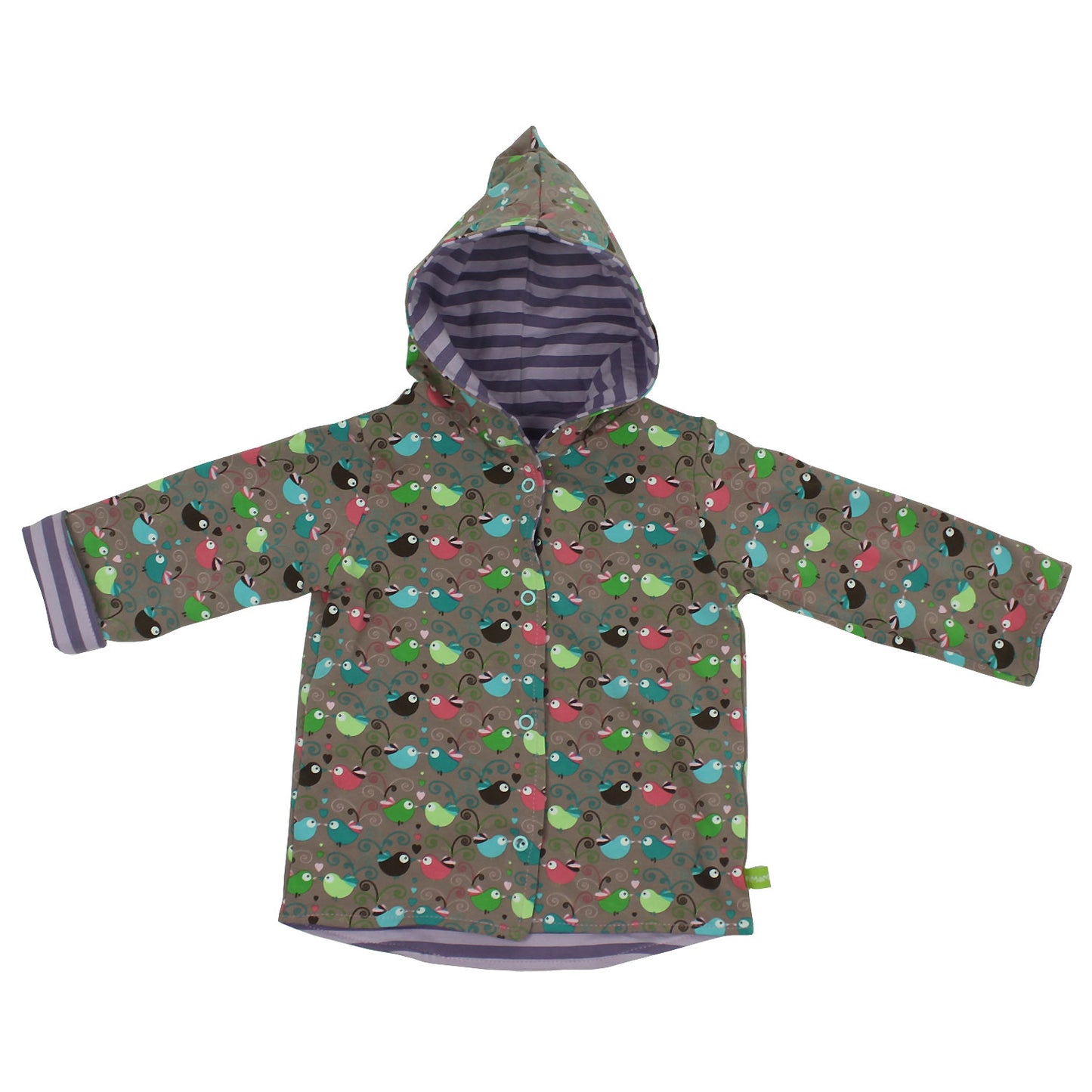 Kinder Wendejacke Übergangsjacke Bunte Vögel