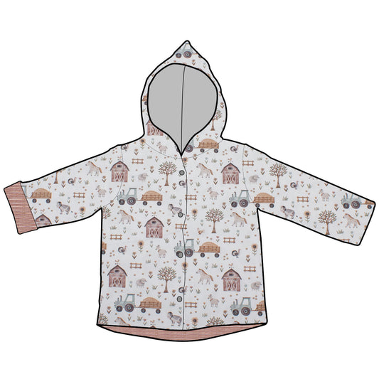 Kinder Wendejacke Übergangsjacke Der Bauernhof