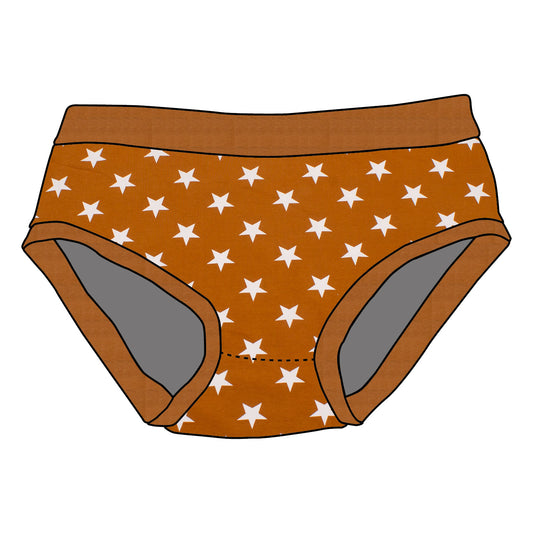 Kinder Unterhose Sterne ocker