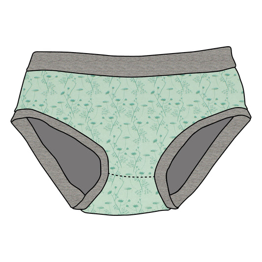 Kinder Unterhose Zarte Blümchen