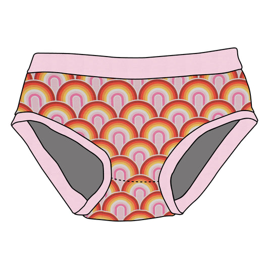 Kinder Unterhose Regenbogen rosa