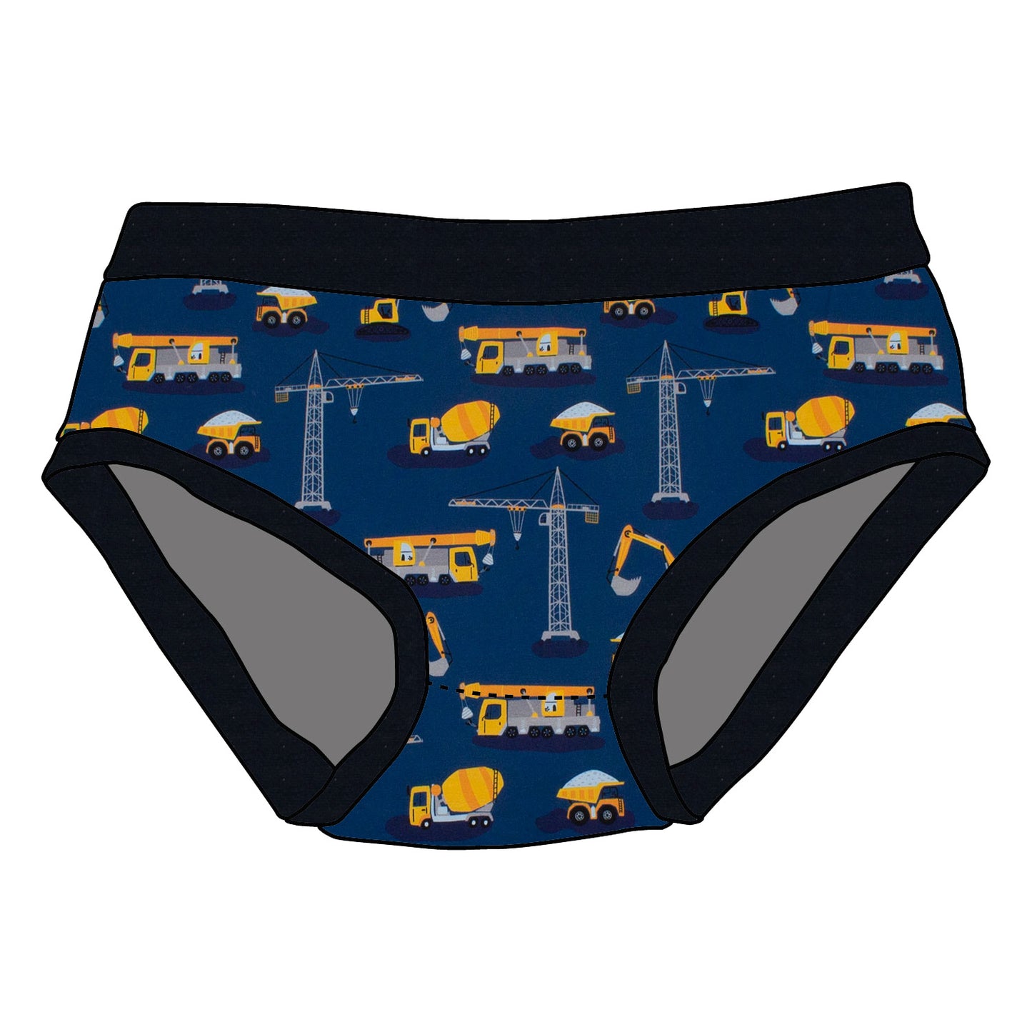 Kinder Unterhose Bagger Kran Laster