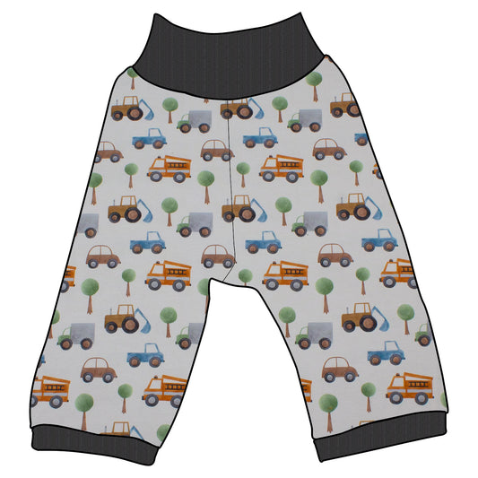 Kinder 3/4 Caprihose Sommerhose Kleiner Fuhrpark