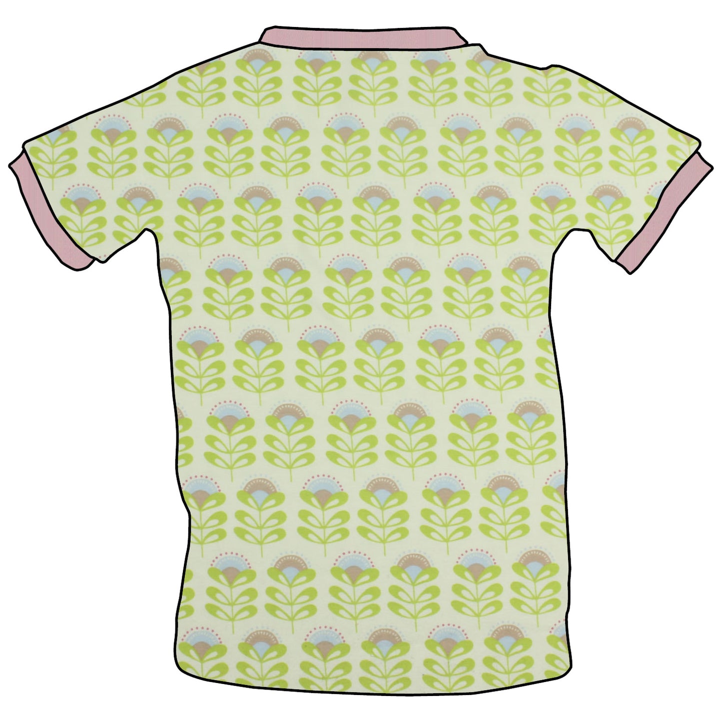 Kinder T-Shirt Kleine Blumen