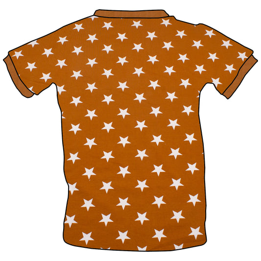 Kinder T-Shirt Sterne ocker