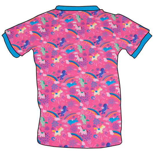 Kinder T-Shirt Regenbogen Einhörner