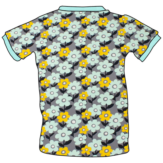 Kinder T-Shirt Retro Blumenwiese
