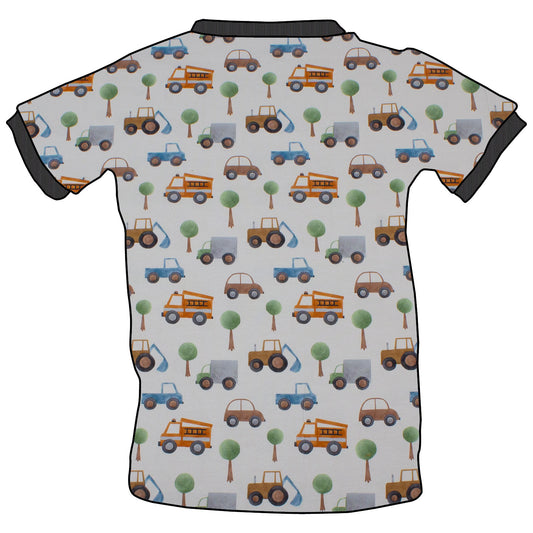 Kinder T-Shirt Kleiner Fuhrpark