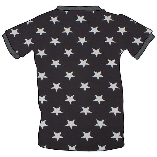 Kinder T-Shirt Sterne grau