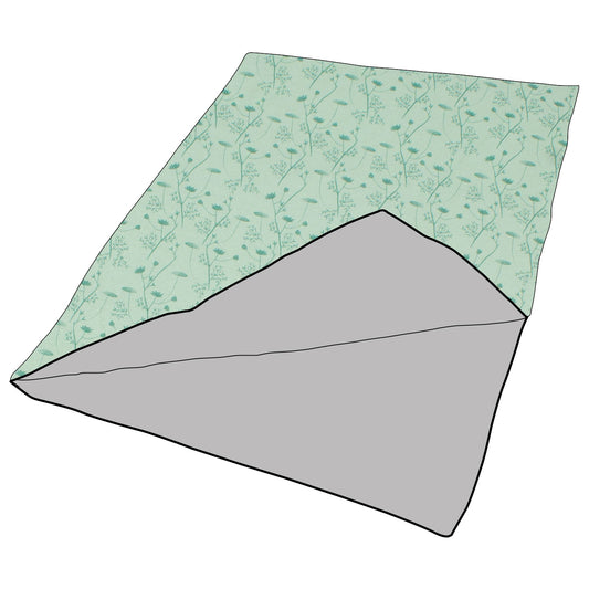 Kuscheldecke / Schmusedecke Zarte Blümchen