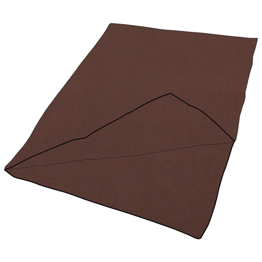 Kuscheldecke / Schmusedecke Musselin Braun