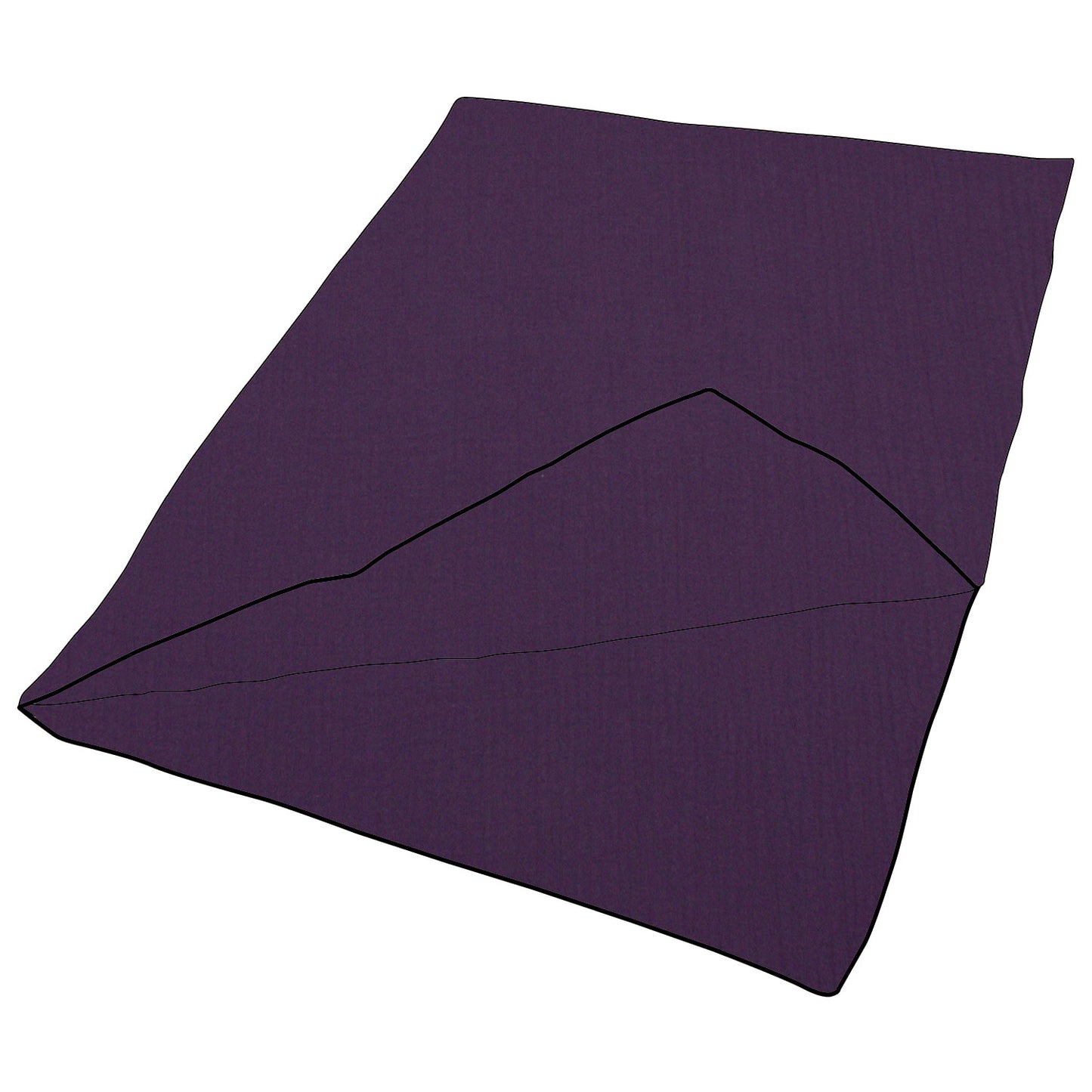 Kuscheldecke / Schmusedecke Musselin Lila