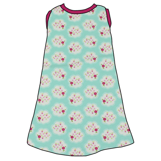 Kinder Trägerkleid Blümchen