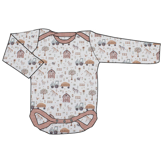 Babybody Lang- und Kurzarmbody Der Bauernhof