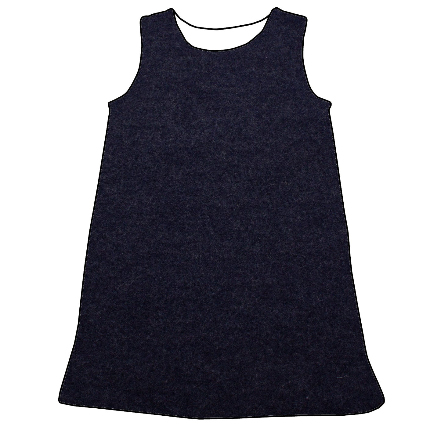 Kinder Walk Kleid Walk Dunkelblau meliert