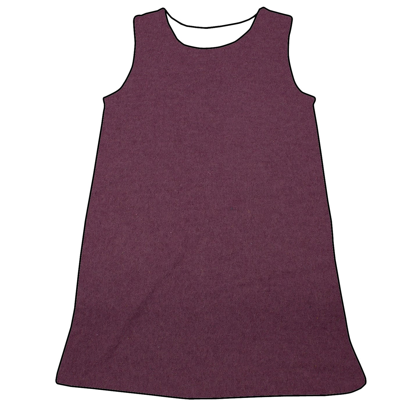 Kinder Walk Kleid Walk Beere