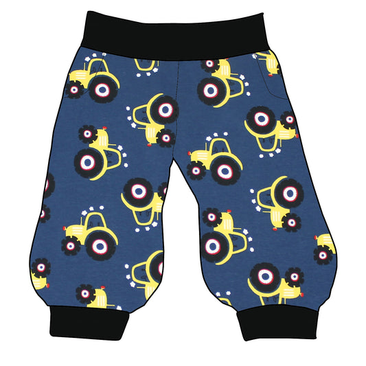Damen 3/4 Caprihose Sporthose Trecker dunkelblau