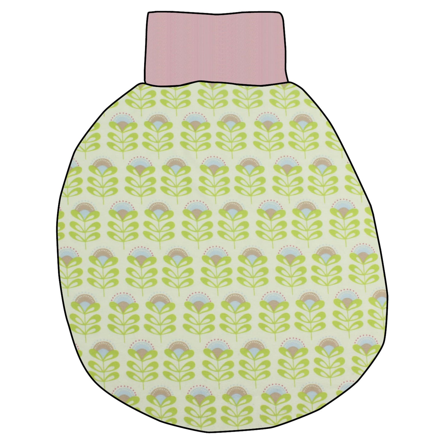 Pucksack / Strampelsack Kleine Blumen