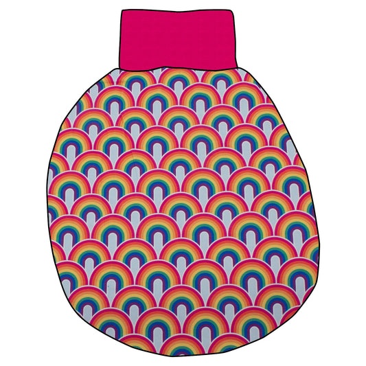 Pucksack / Strampelsack Regenbogen bunt